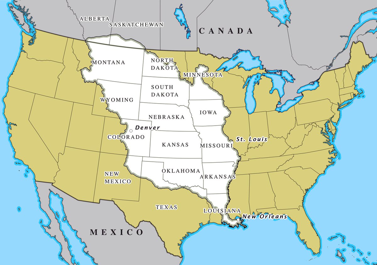 Did you know w/o Haiti, the US wouldn’t have most of its territory? The Louisiana purchase was a consequence of the Haitian Revolt. Napoleon planned to invade the US w/Haitian soldiers however Haiti’s revolt against the French forced Napoleon into selling 15 states to the US.