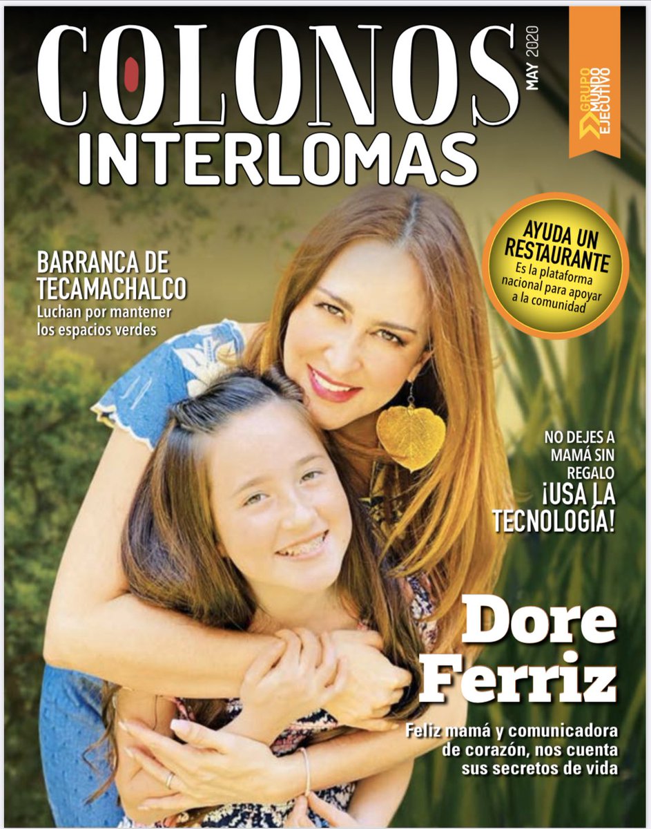 DoreFerriz's tweet photo. Gracias por la entrevista querida Bety #colonosinterlomas @MundoEjecutivo 🙏🏻 https://t.co/4zjTysn60K