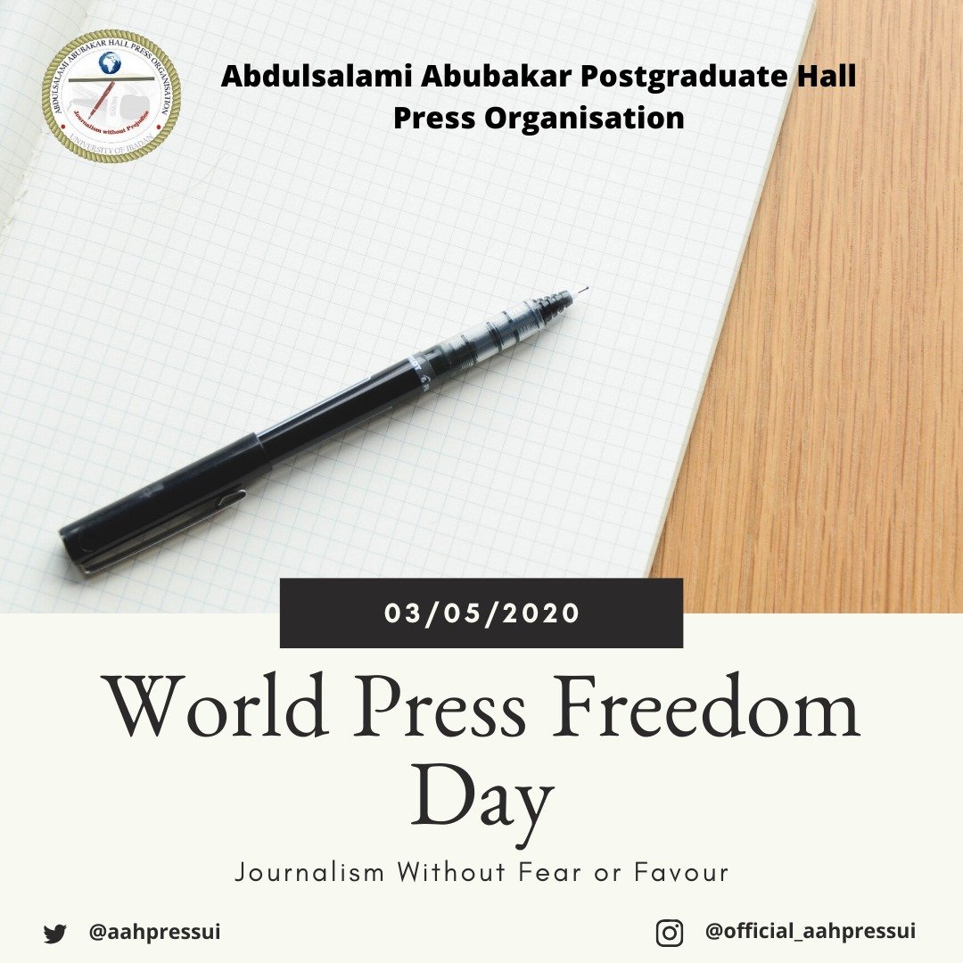 aahpressui's tweet photo. Today 03/05 is World Freedom of Press Day.

Theme: Journalism without Fear or Favour https://t.co/AJdU4NferT