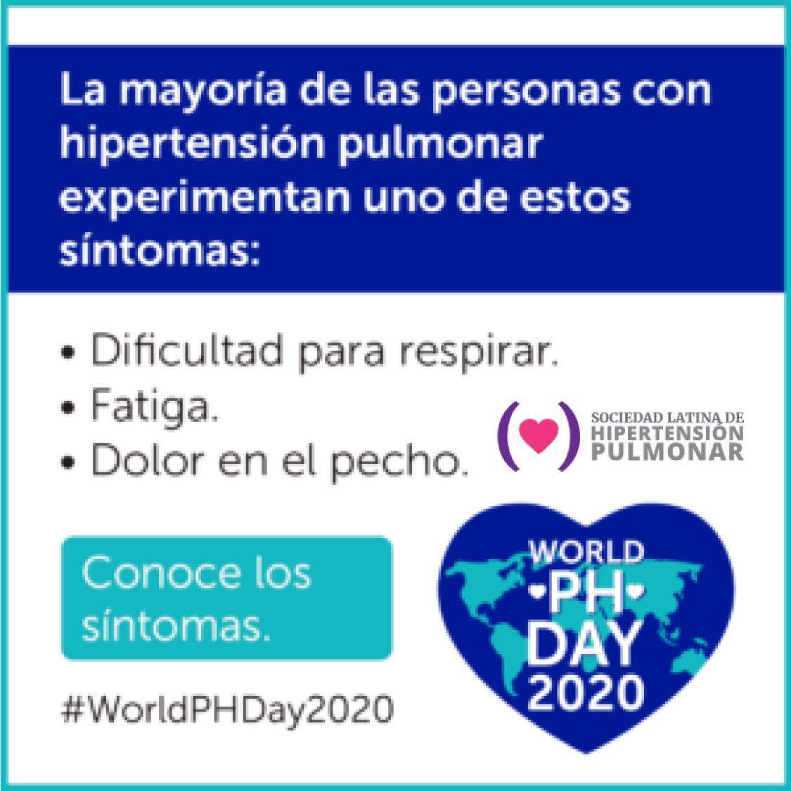 #WorldPHDay2019
__
#MiVidaConHP #VivirConHP #PacientesConHP #LatinosConHP #HPTEC #HAP #Neumonologia #Cardiologia #Latinos #Latam #Latinoamerica #JuntosSomosMas #SHLP