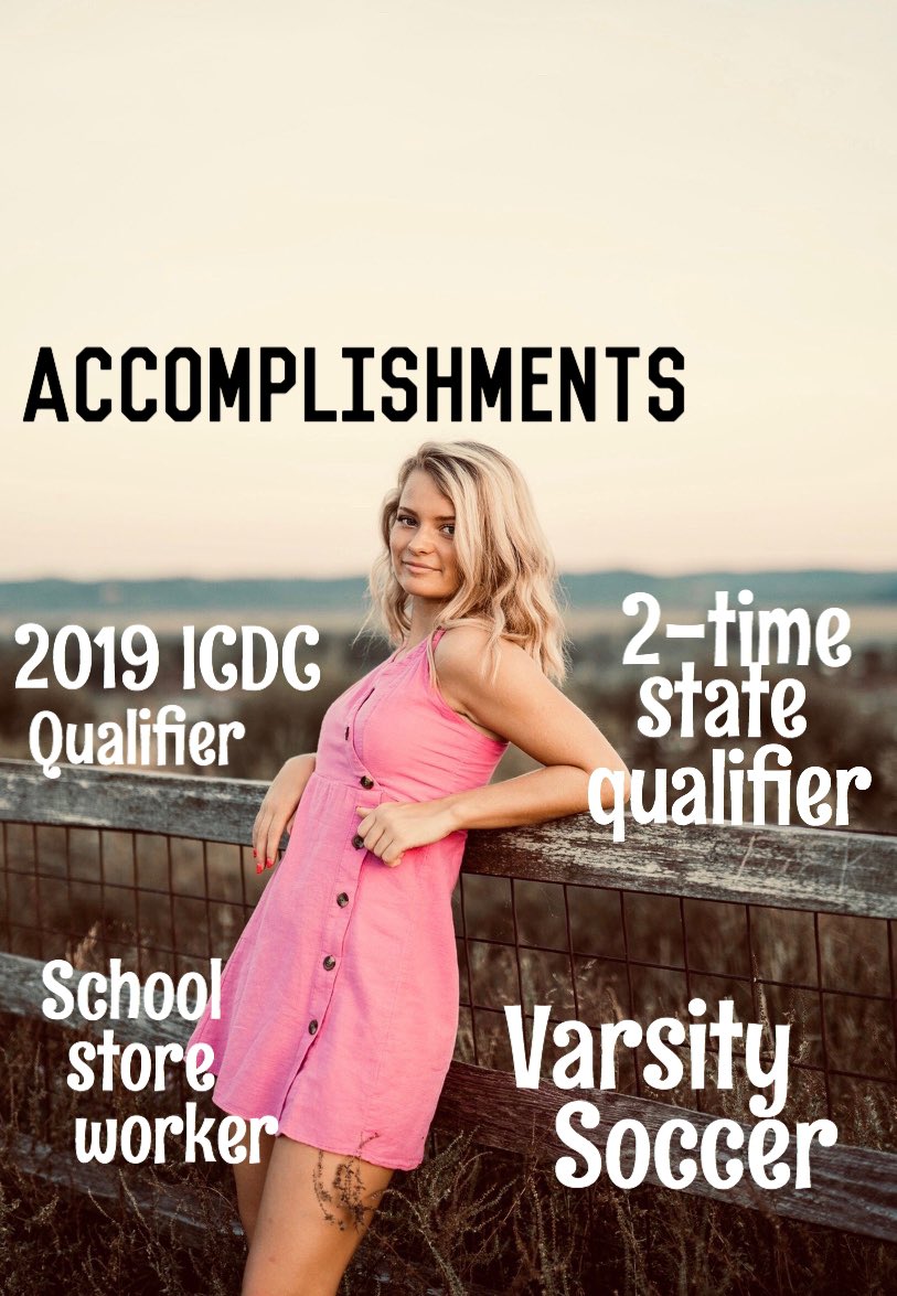 HOLTDECA_'s tweet photo. Senior #4 Kaylie Compton 
Congratulations on all your accomplishments and we appreciate all the hard work and dedication with our chapter. Good luck next year! https://t.co/Zy6nLJ9JhU