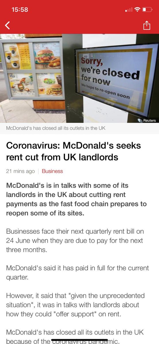 Rent cuts seen as essential for restart by more and more operators - current govt stance of sort it between parties no longer tenable without intervention #nationaltimeout