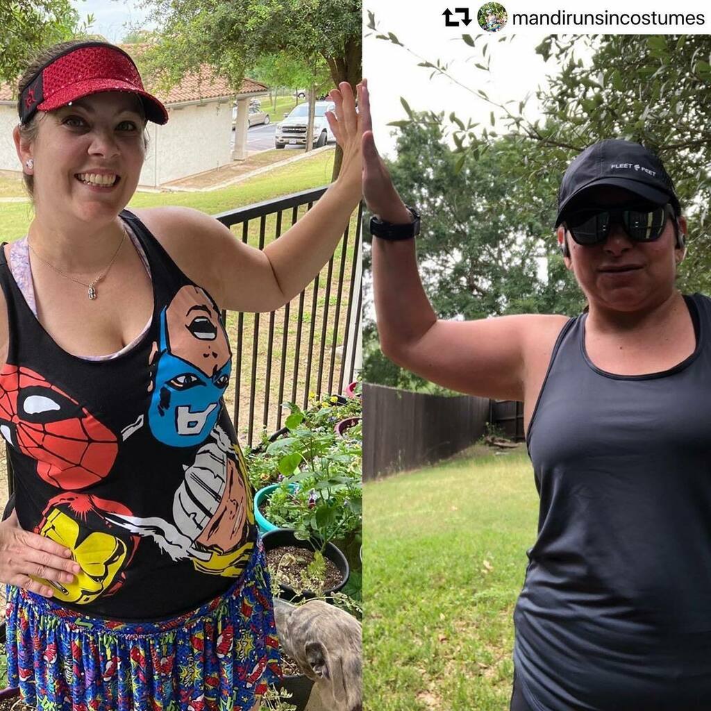 teamrundis's tweet photo. Team Thanos is off to an early morning lead against Team Avengers, but there still is time! Keep those active minutes coming to find out who will win the #TrDFunRun endgame. #TeamrunDisney #TrDRunningClub #runDisney
•
#repost @mandirunsincostumes
・・・… https://t.co/ckpeV104Ly https://t.co/jA7r2guEhC