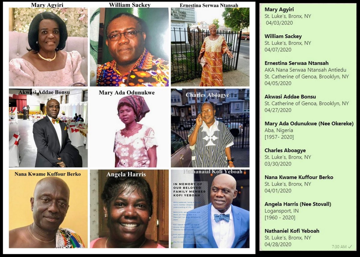 AfricanCatholi1's tweet photo. May their souls rest in peace 🛐 
None of us should deal with the pain and suffering of grief alone. Let's come together to celebrate the lives of these loved ones, and to praise and give thanks to God for ALL He continues to do. Live Streamed 4:00 PM EDT  https://t.co/ZkeiTH1EDb https://t.co/3NJGdNs9UM