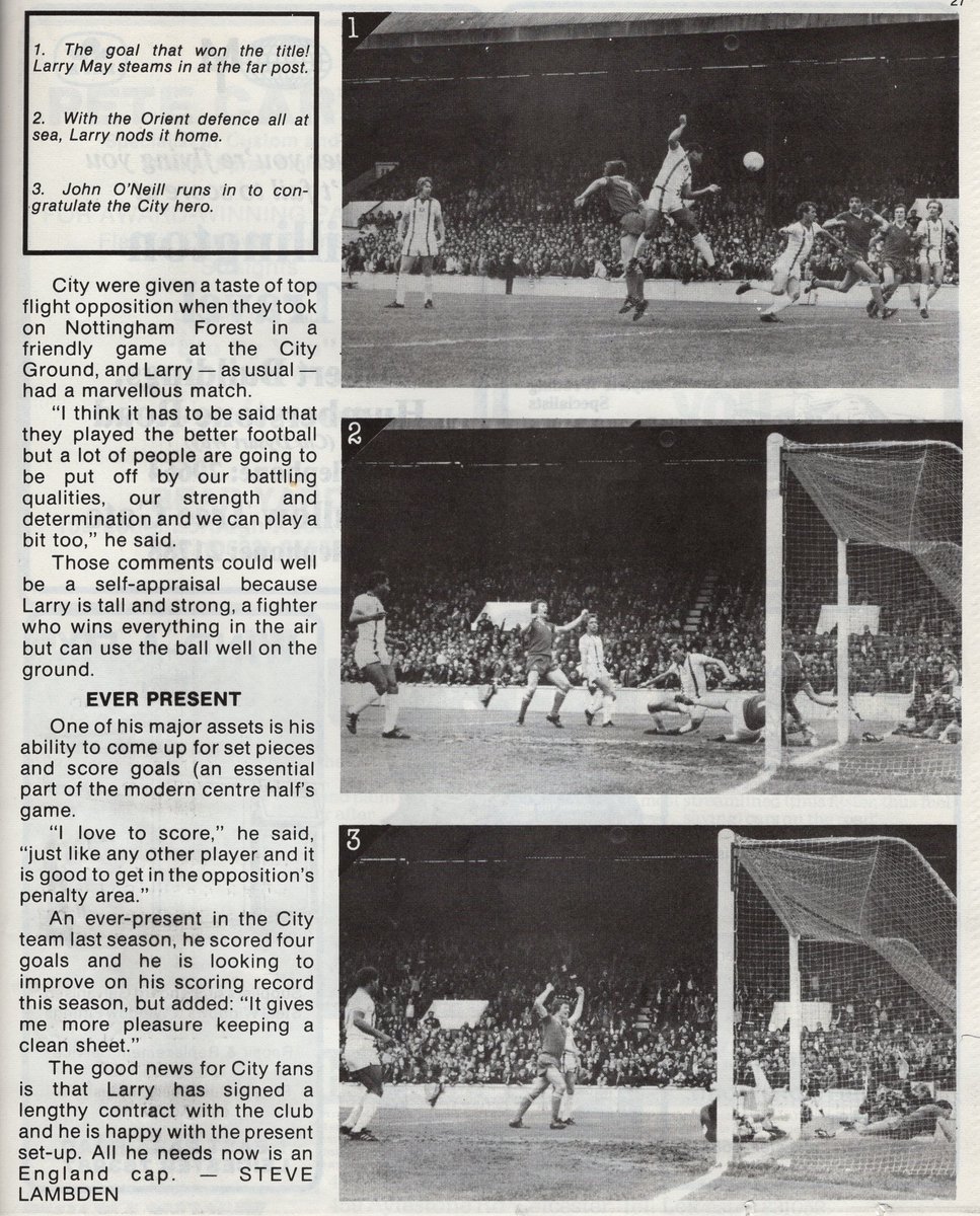 LCFCprogs's tweet photo. 3/4
#LarryMay’s winner at #Orient; Hendo’s kecks again (the #Orient guy’s face remains a picture in its own right); and #MarkGoodwin picked the wrong man to rub up the wrong way in @bigbobhazell…
#LCFC https://t.co/5x3veULSGY
