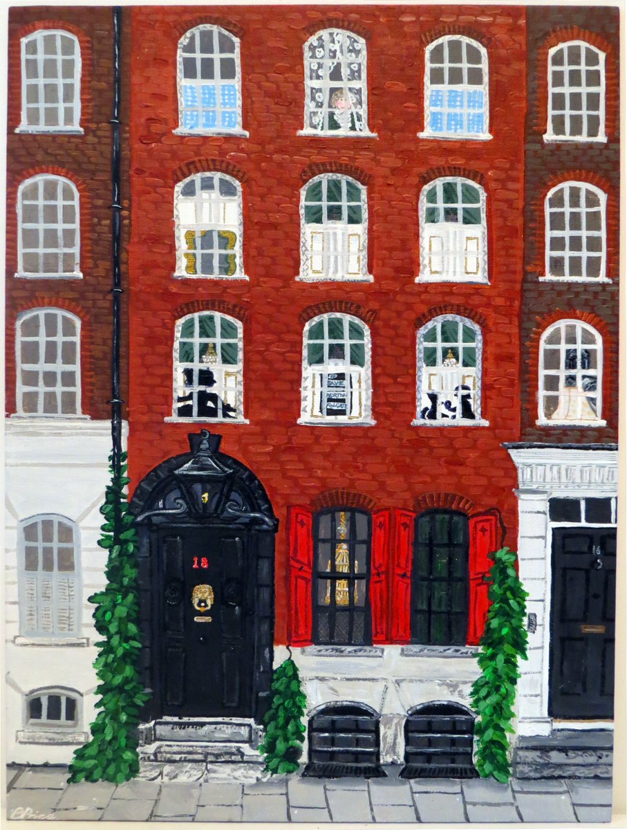 Tagged by @DFletcherArtist I am continuing the #artchain My paintings in E1:  A Gold, Arnold Circus, Brushfield St and Dennis Severs house.  Tagging @live_laugh_paint @jennies_creativemoments