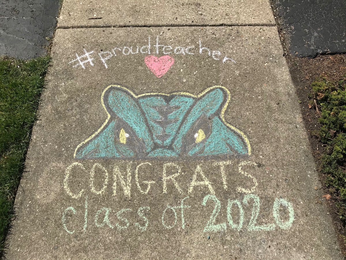 Congrats Seniors!! #CLSChalkTheWalk #CLSEngaged
