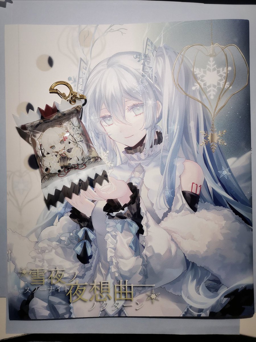 初音ミク 「リイタさんの雪ミクイラスト本受け取りましたー!!神?✨❄️ 」|西名✨低浮上のイラスト