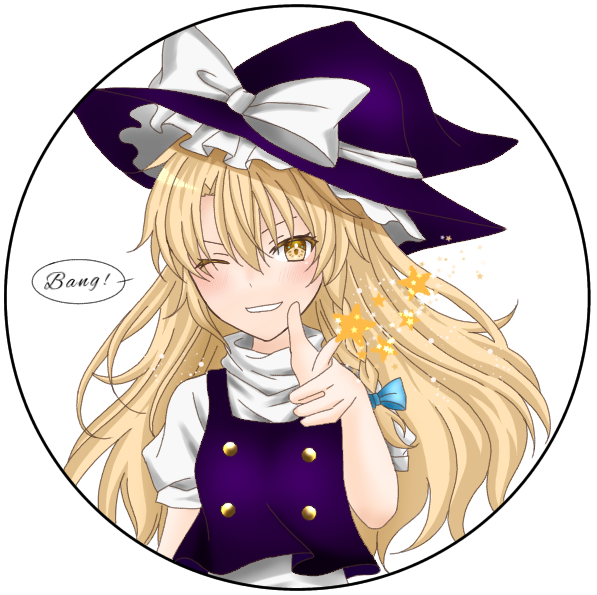 たまご将軍 魅鬼 アイコン風魔理沙 たまご T Co Jfzraj370l Twitter