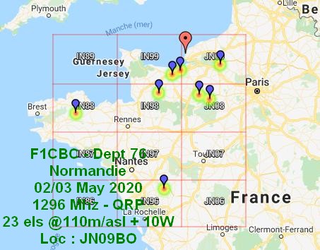 F1CBC's tweet photo. QSO 02➡️ 03 May 2020
✅#144Mhz
✅#432Mhz
✅#1296Mhz #QRP
✅#ActivityAtHome 🇫🇷
✅#May432Mhz 🇬🇧
#Hamr #HamRadio #AmateurRadio @vhfcontest @MMMonVHF #807ARO
✅73 from #LH #LeHavre #Cauvillesurmer #PaysdeCaux #Normandie #emojinormand #JN09BO #keepsafe https://t.co/VmkayFv6gn