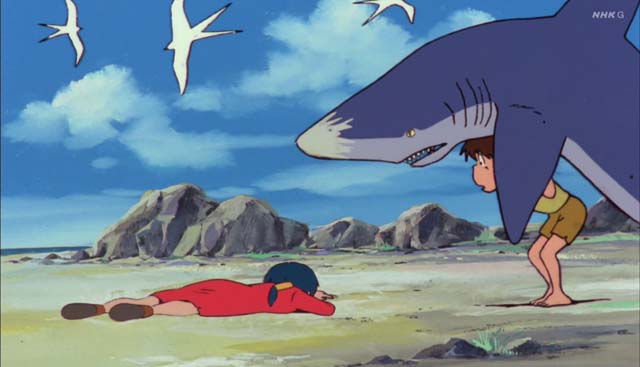 しら Twitterissa サメが登場するアニメは名作なのだ
