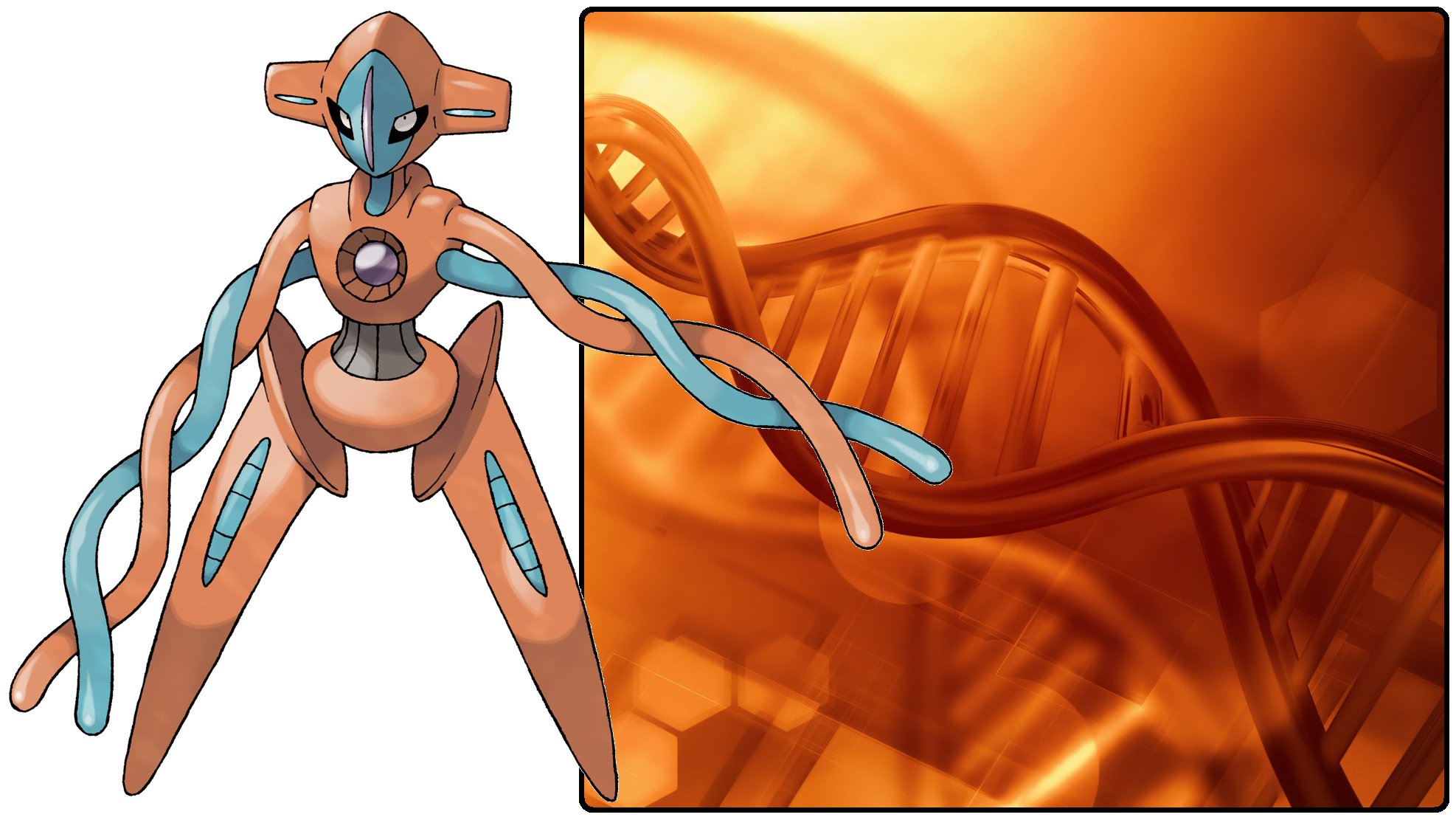Dr. Lava on X: Deoxys Origins: Deoxys draws inspiration from DNA. Unlike  most Pokemon, its name is the same in almost every language -- probably  because Deoxys is an abbreviation of DNA's