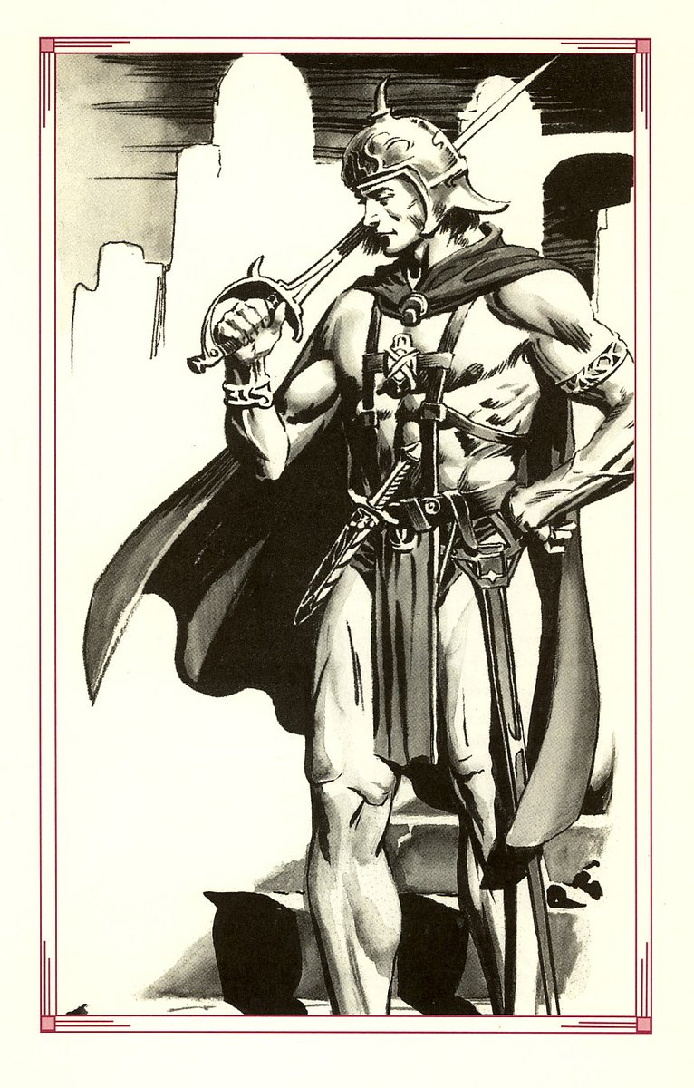 ERBurroughsFan's tweet photo. @HenryVogel9 The first Burroughs I ever read (late in life!) was the 2009 Fall River edition of the Barsoom trilogy, from which this comes. It has at least a couple of dozen, beautiful, Thomas Yeates illustrations.
#APrincessOfMars #TheGodsOfMars #TheWarlordOfMars #Barsoom #ERB #ERBUniverse https://t.co/quGrzKLVMS