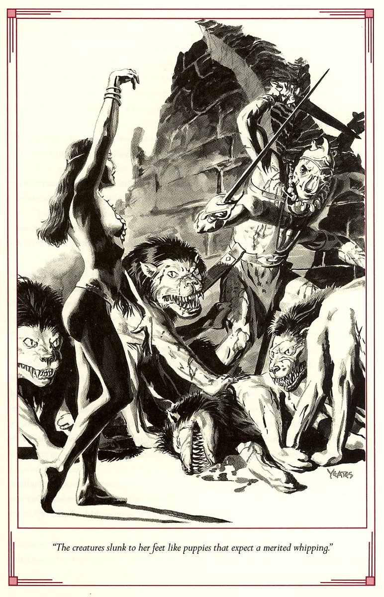 ERBurroughsFan's tweet photo. @HenryVogel9 The first Burroughs I ever read (late in life!) was the 2009 Fall River edition of the Barsoom trilogy, from which this comes. It has at least a couple of dozen, beautiful, Thomas Yeates illustrations.
#APrincessOfMars #TheGodsOfMars #TheWarlordOfMars #Barsoom #ERB #ERBUniverse https://t.co/quGrzKLVMS