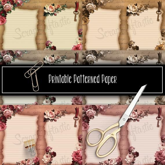 scrapcraftastic's tweet image. With 6 looks of this vintage style printable journal page, you can create a variety of #journals and other #papercrafting and art projects.Vintage Floral Printable Journal Pages in 6 Variations (8.5x11) buff.ly/2SLufx5 #journalprintable #junkjournalpages #journalpages