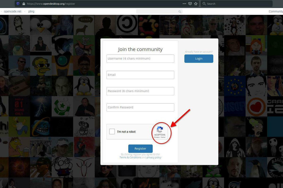 falgn0n's tweet photo. https://t.co/Qd1PDtFTw3
I absolutely loved loved loved everything about https://t.co/Z4s4BEtuWt ...
right up to the point where they had recRaptcha on their signup form >.<
(I think we can do better)
#opendesktop
Strypey (https://t.co/le5vnjUk2O) https://t.co/STCodEPqO7