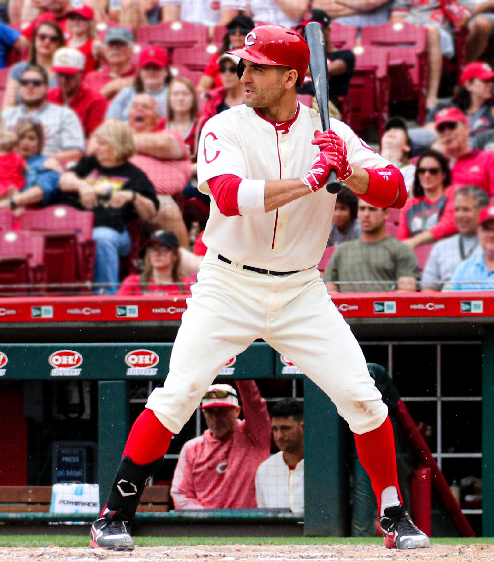 votto game used jersey