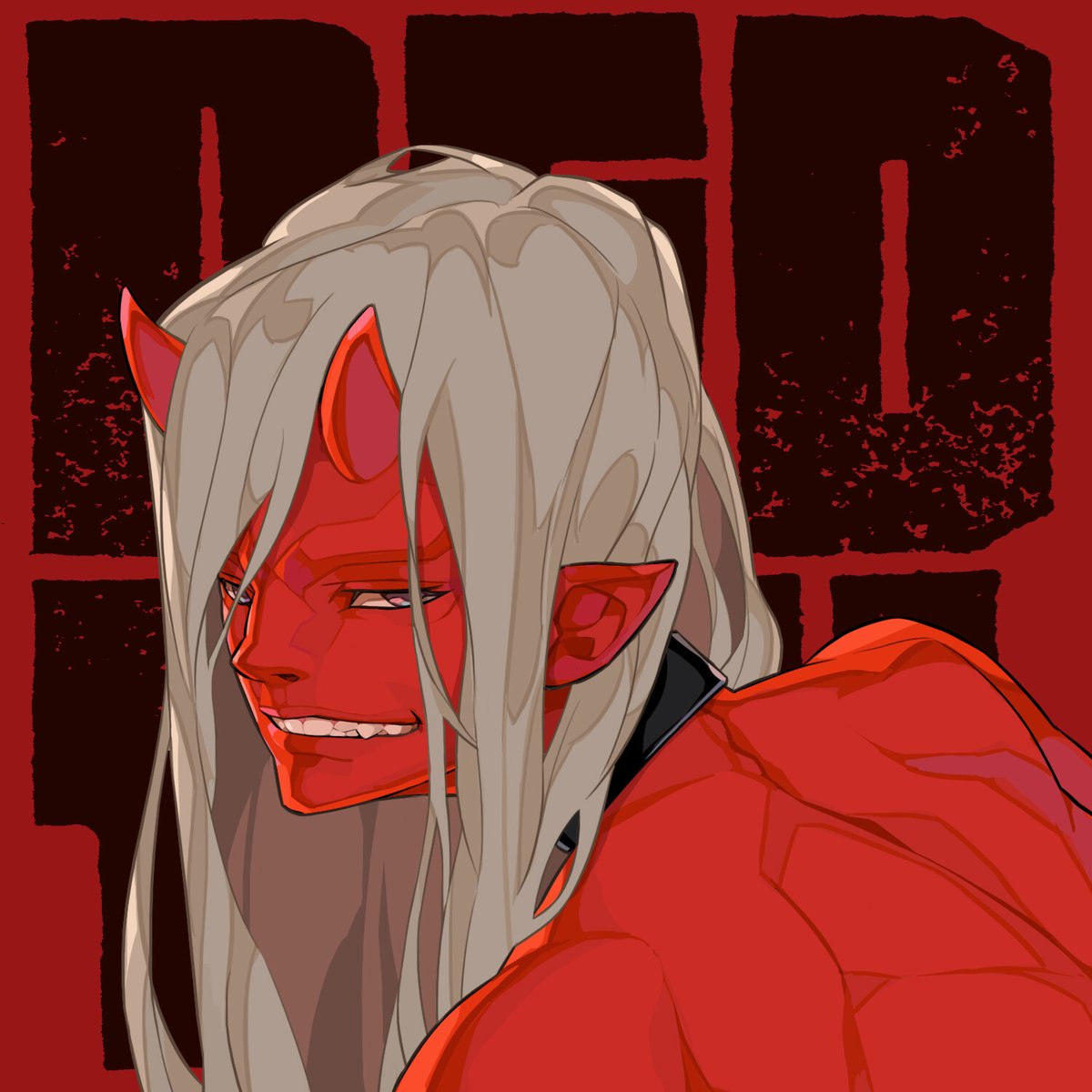 「#RedArt 
Her name is Mako. original char」|TERU👹✨5/5_コミティア G48aのイラスト