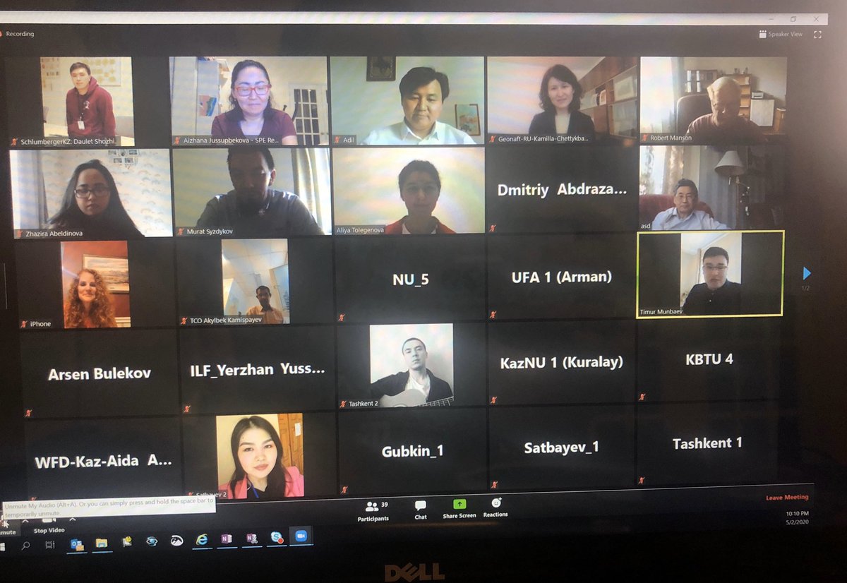 shauna_noonan's tweet photo. What a great time last night participating in the closing ceremony for the Petrobowl Regional Qualifier for Russia and Caspian.  The Almaty section did an amazing job with hosting this virtual competition.  Congrats to all the participants. #WeAreSPE #SPEStrong #SPEStayStrong https://t.co/SyLsu0qjaE