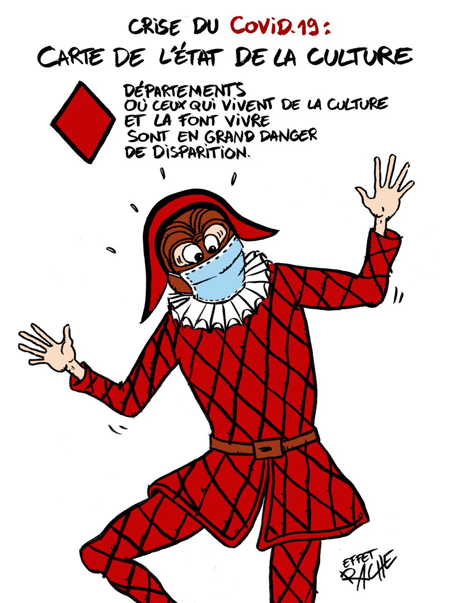 EffetRache's tweet photo. En rouge ou noir ?... #LPPM #culture #intermittents  #coronavirus #Covid_19 #DessinDePresse #dessindujour #dessin #illustrations https://t.co/kg4rfh7nwB