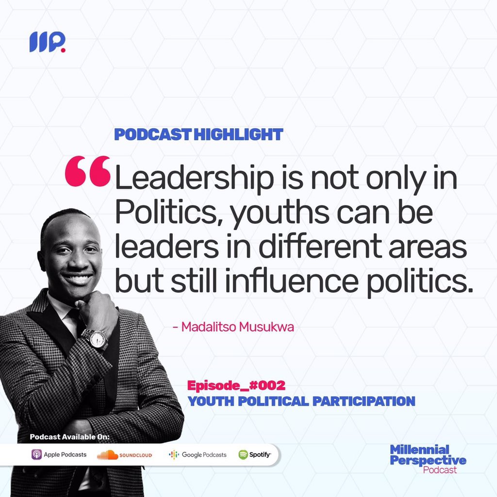 #PodcastHighlight

Leadership is not only in politics. 

#PioneeringTheFuture