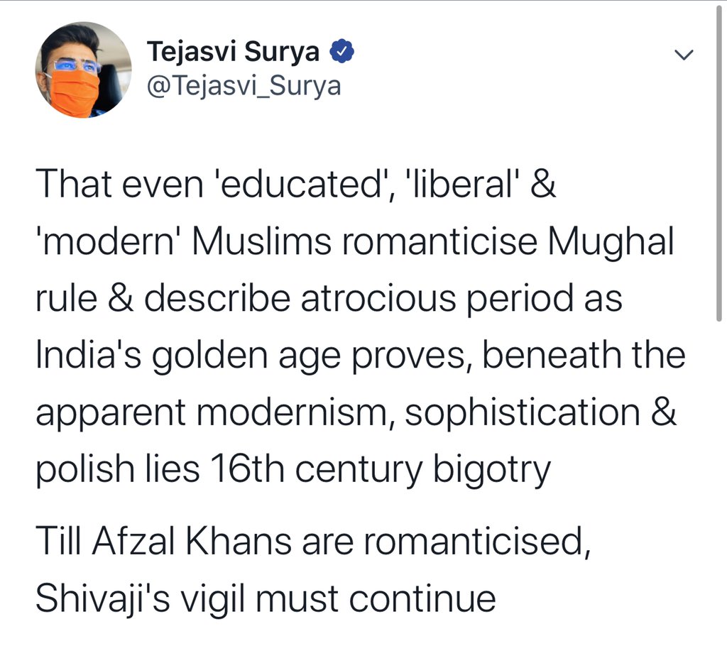 Only an insecure citizen will vilify a period of history, as rich and complex as  #Mughal rule.This demonstrates a vacuum of confidence and an inherent inadequacy in their own ability, to accept or understand the dynamics that created modern  #India.A  #thread on the  #Mughals: