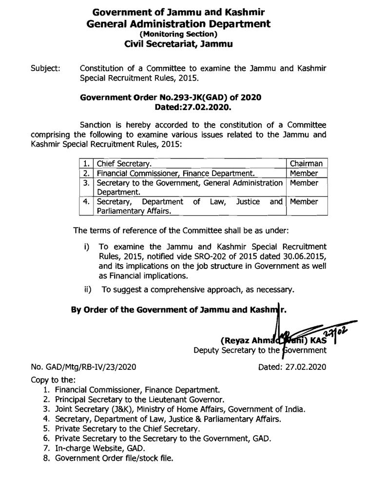 iMubarakAhNaik's tweet photo. @BJP4JnK @JPNadda @blsanthosh @RavinderBJPJK @AshokKoul59 Today #3rdMay2020 is #66thDay of #SRO202 Committee formed. How long the #SRO202 emp. have to wait to get there genuine demand redressed.Since 2015 these emp are going from piller to post to get it done,but always met with disappointment.
#RevokeSRO202
@HMOIndia
@DrJitendraSingh https://t.co/Zb4WaBb39p