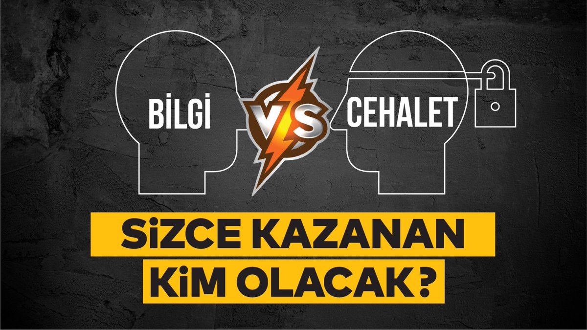 Bilgi ve cehalet karşı karşıya.🤺

Harika bir video ile sizlerleyiz👇🏻
📽 youtu.be/2KGNCMrQUjo