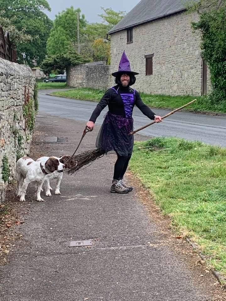 Steve’s dog walk today  Ding dong the witch is dead... Outstanding 