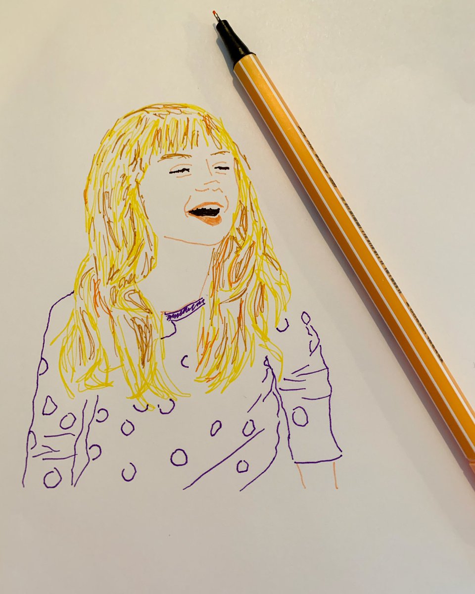 sometimeredhead's tweet photo. Felt creative today. My muse is Miss D.
Will have to send this scribble on to her Mum @picsofmycbd as I’m really pleased with how it turned out! #creative #arty #artystuff #whatgeridraws #dixie #scribbles #lockdownactivities #lockdownart https://t.co/Z9iq8nrONV
