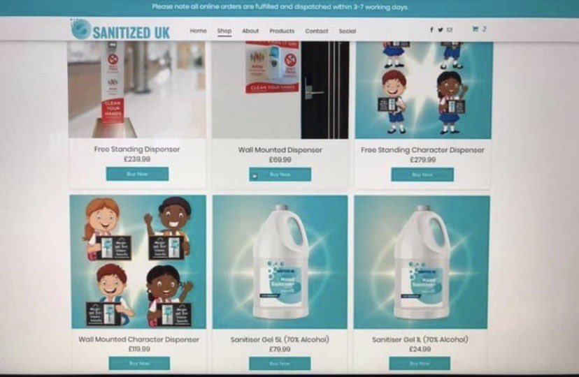 You can now purchase all our sanitising products on our online shop sanitizeduk.com
