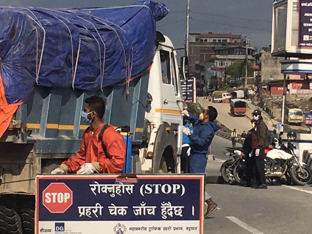 drsuvash's tweet photo. Please stop spraying chemicals, it has no benefits. It is bad for health. Please follow science. We need to save resources and prepare for possible outbreak. PLEASE DO NOT WASTE RESOURCES. @hello_sarkar @mohpnep @npmetro @NepalMedical https://t.co/tJjZfSntUI