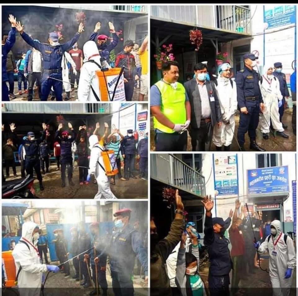 drsuvash's tweet photo. Please stop spraying chemicals, it has no benefits. It is bad for health. Please follow science. We need to save resources and prepare for possible outbreak. PLEASE DO NOT WASTE RESOURCES. @hello_sarkar @mohpnep @npmetro @NepalMedical https://t.co/tJjZfSntUI