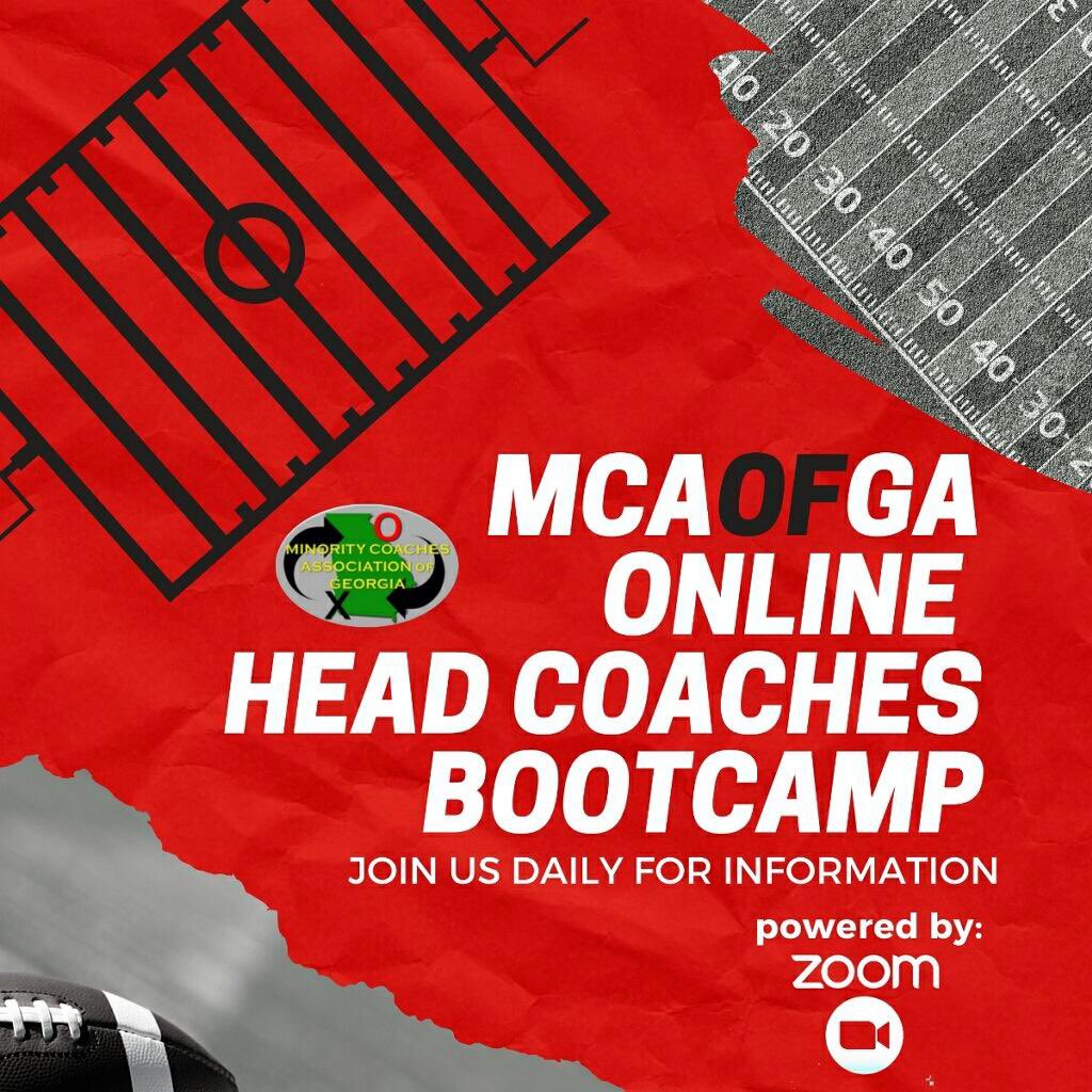 Coaches,
Up Next:  Monday, May 4, 2020, at 7 pm for The MCAOFGA HFC Online Bootcamp Session #10 - “Tips to be Successful in the Coaching Business!” - Dell Mcgee - UGA - HFC. Register Today:  docs.google.com/forms/d/1O7Lgk…