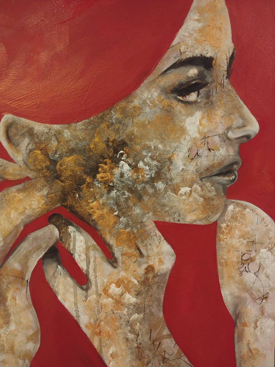 TheJennyLam's tweet photo. SLAYSIAN #artist no. 18: Justin Suico, "Lady in Red"; "A thinking man," both #acrylic, #ink, #plaster, and #moldingpaste & 24 x 24 in. https://t.co/QPqj0BGQW5 (More about the virtual exhibition at https://t.co/gG22d4bvx7)
#Art #Chicago #Painter #Paintings #Painting #FineArt https://t.co/rpbRr1sLTr