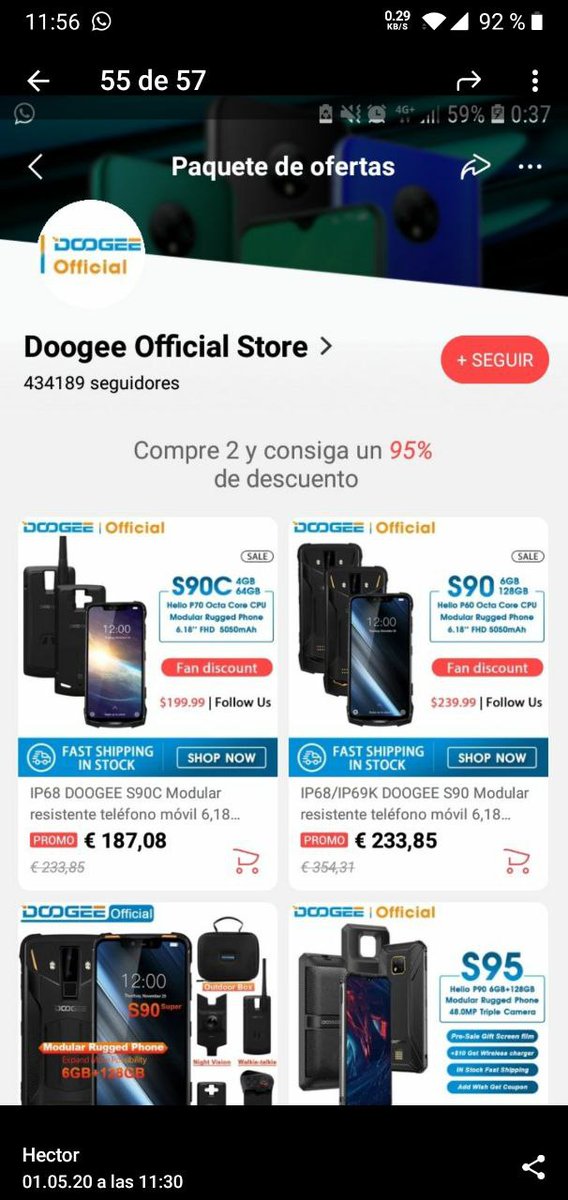 Trilero4's tweet photo. @DOOGEE_official @DoogeeSpain @DoogeeEspana @AliExpressES

Send me the phone with the discount!!! 

#doogeesendmyphone https://t.co/O7IGnl4qFa