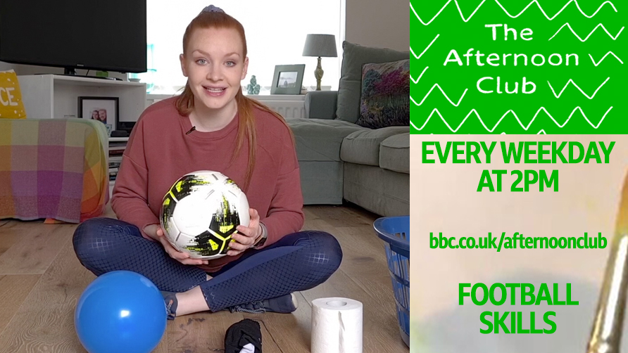BBCnireland's tweet photo. Turn your living room into Windsor Park or the Aviva Stadium with the help of The Afternoon Club at 2PM ⚽ @belfastravens player Caiti McCloskey is going to show you how to improve your football skills with the help of a few household items 🧻 https://t.co/AMSsf5XrzJ