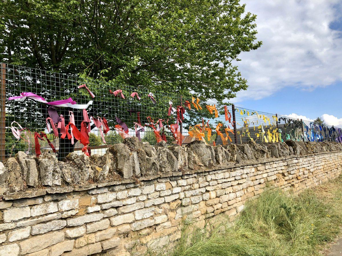 CastorChurch's tweet image. Have you added your colours to our @CastorSchool wonderful rainbow wall?

The wall will be in place this week, be sure to have a wander out to see it and if you have ribbons, strips of fabric or even a shredded plastic bag add them in.  Indigo &amp;amp; violet would be especially great!