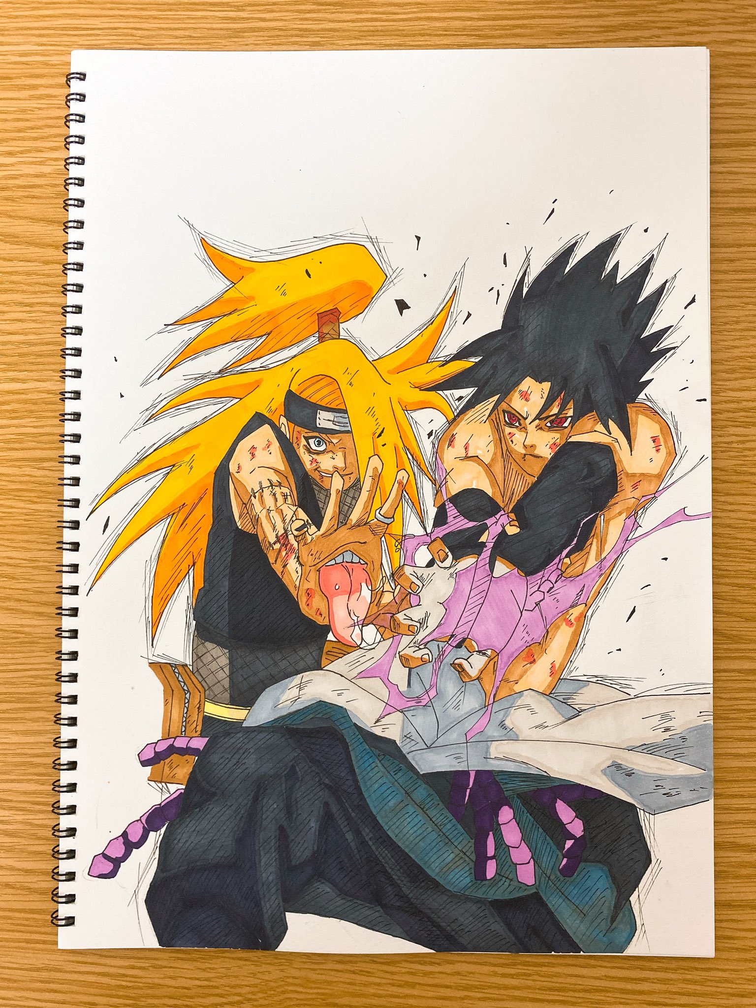 タニ Auf Twitter Narutoコミックス40巻 究極芸術 Naruto ナルト サスケ デイダラ 描いてみた Naruto好きと繋がりたい T Co 9rbbup08ha Twitter