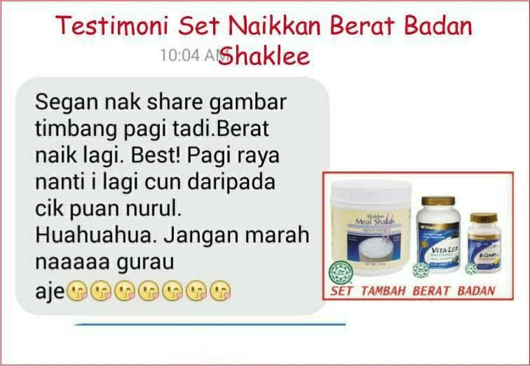 Che Pah On Twitter Ada Org Sedaya Upaya Untuk Naikkan Badan Tapi Dh Usaha Banyak Benda X Berjaya Jgk Boleh Cuba Set Tambah Berat Badan Dari Shaklee Kat Mana Nak Cari Pm
