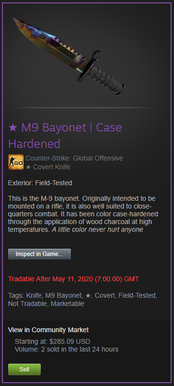 JOISPOI24's tweet photo. ★ M9 Bayonet | Case Hardened (FT) 🎁 Giveaway 🎁

Requirements To Join:
✅ - Like ❤️ &amp; Retweet 🔁 This Tweet
✅ - Follow and turn on notifications for @Awtra_ 
✅ - Follow me @JOISPOI24 

Rolling on the 11th of May, Good luck everyone 👏😎 https://t.co/jyeVtoR4XL
