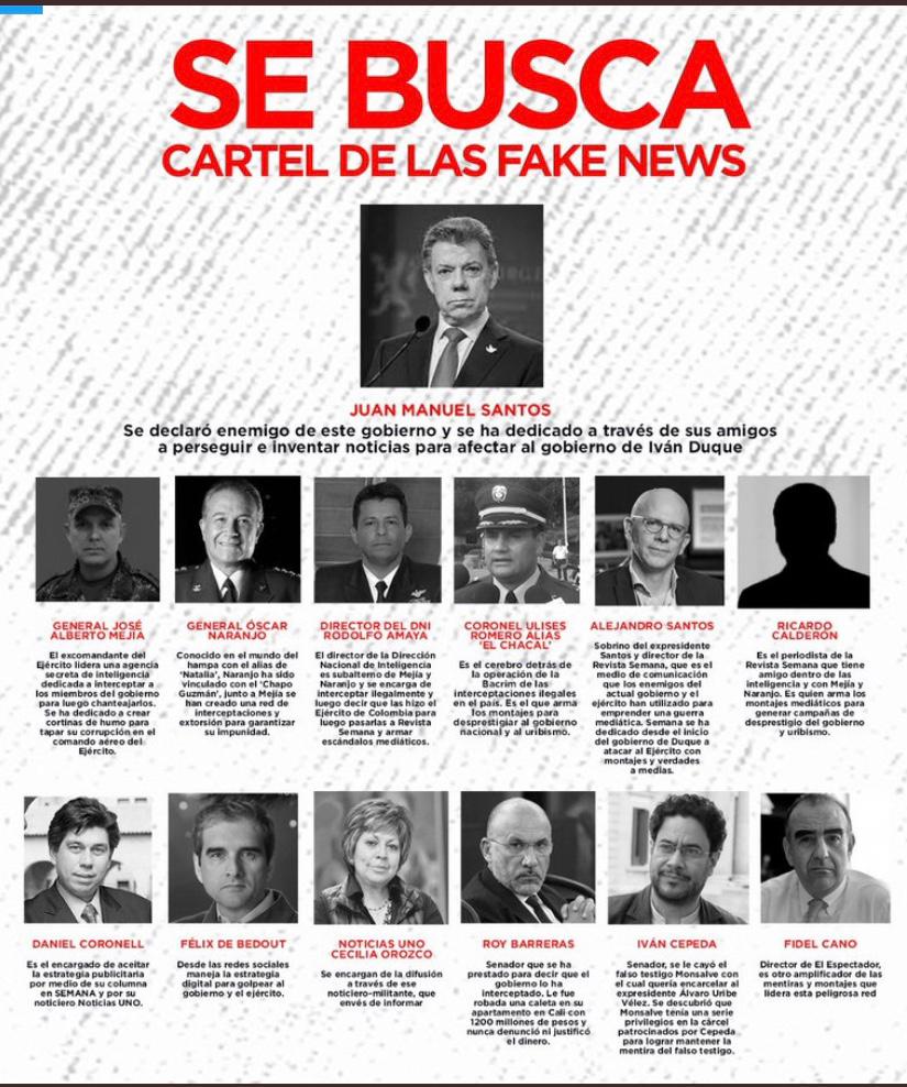 Carlosboca17's tweet photo. @AlmArangoBacci @7Ocdiaz @mindefensa @COL_EJERCITO Aquí está el clan del montaje https://t.co/I4aRpWWQVM