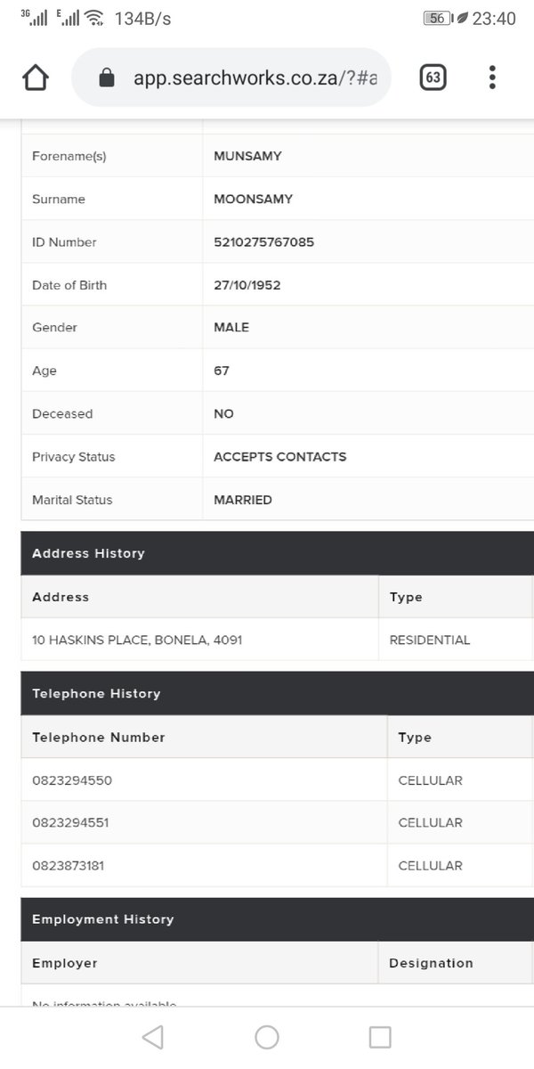 uNingizimu's tweet photo. I got his father's details
@RocWorldwide
#PaybackJohnnyMarokane
@JohnnyMarokane
@UmalambaneZN https://t.co/oWKxJwWMR0