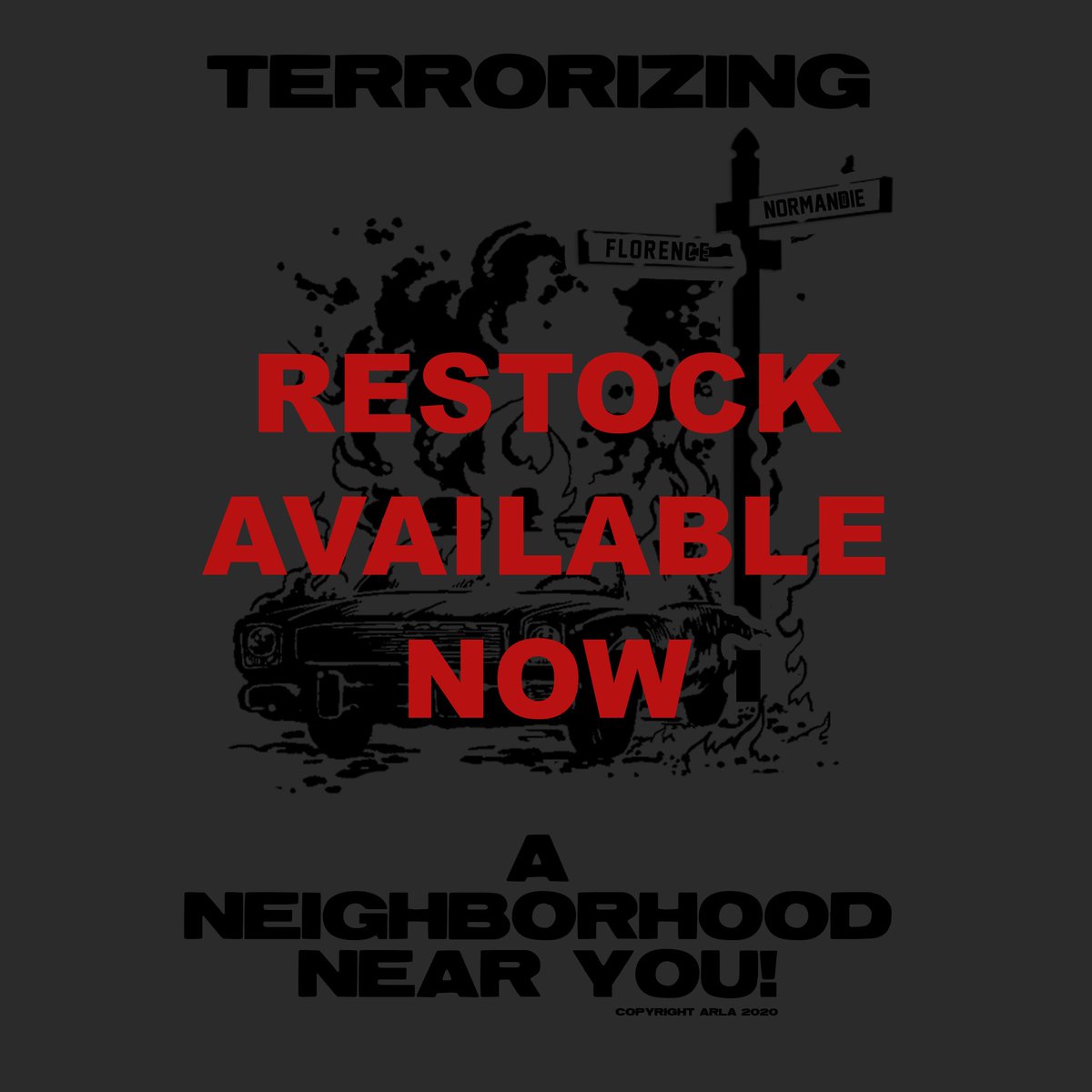 VicThaRuler's tweet photo. In commemoration of the last Day of the L.A Riots . We just restocked the store with a second wave of tees . Act Rite Or Get Left https://t.co/ppQupI5Ego https://t.co/NXt5rE9uoM