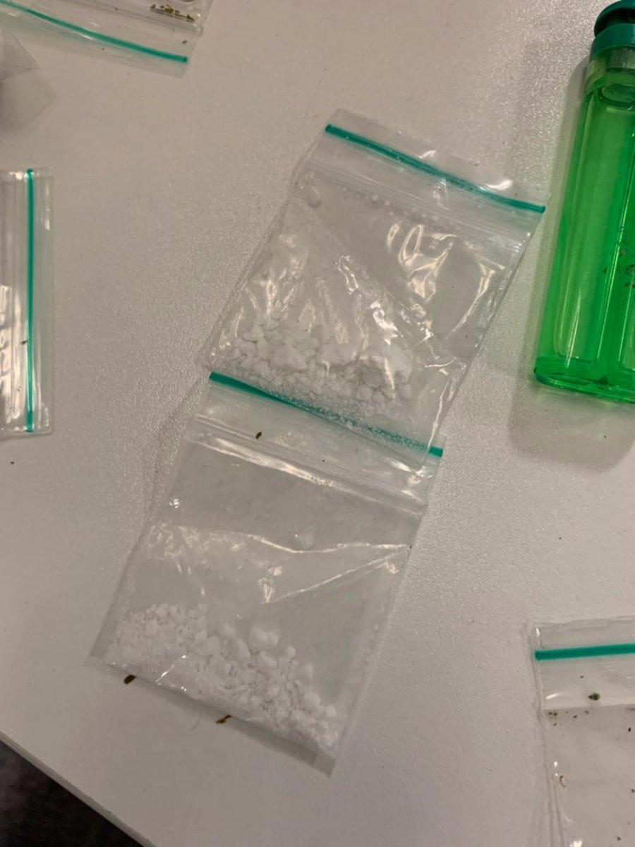 LichfieldPolice's tweet photo. #Sarge & #PcLaura stop searched 5 males in Huddlesford after receiving reports of males smoking cannabis on the canal towpath. A quantity of drugs were found & enquiries are in hand. They were also warned about #COVID19 breaches #StayHomeSaveLives #ProtectTheNHS #Drugs #JustSayNo https://t.co/DrGa7CZGD9