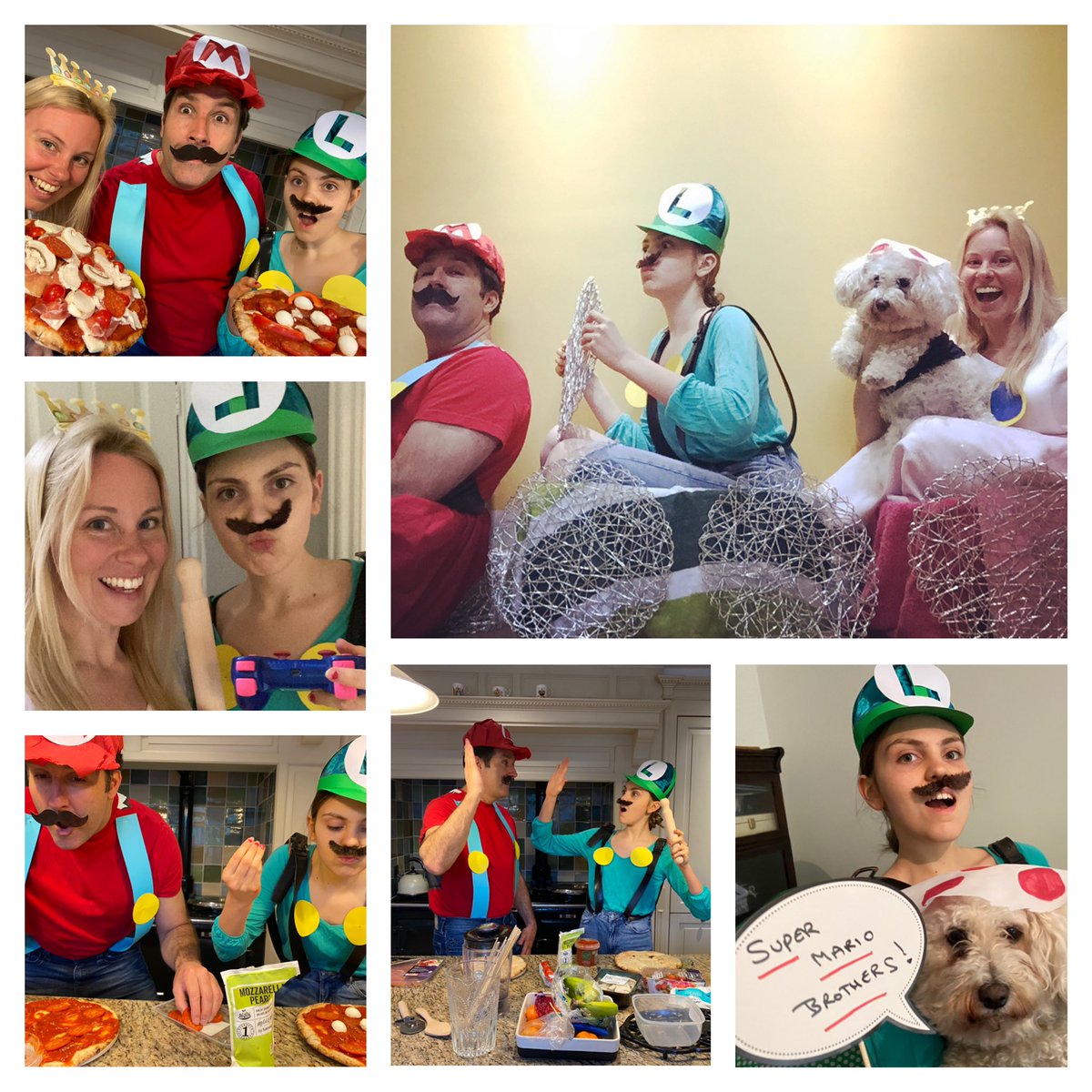 KatieSkingle's tweet photo. #ThemedDinner #SuperMarioBros #SuperMarioKart #QuarantineLife @JazSkingle 🍄 https://t.co/9jaM8l037t
