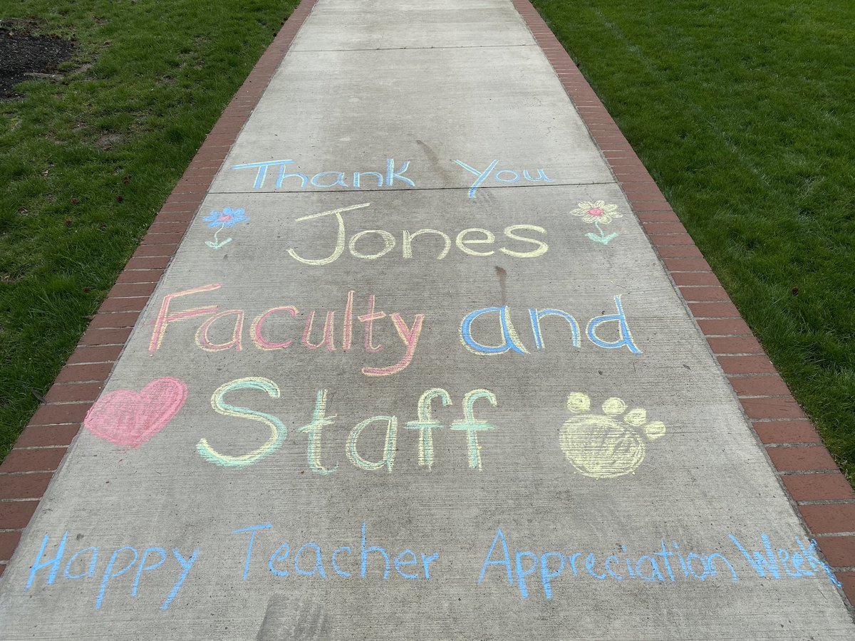 Happy Teacher Appreciation Week Jones Middle School Teachers and Staff! <a href="/JonesFine/">Jason Fine, Ed.D.</a> <a href="/JMSbears/">Jones Middle School</a> #UAteachersrock