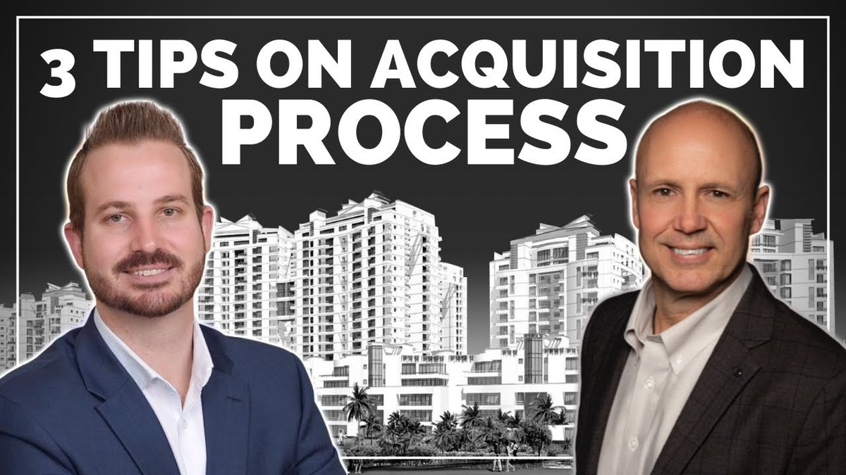 In today's episode, Carl and Mike give three tips on the multifamily acquisition process.

#multifamily #acquisition #realestate

youtube.com/watch?v=dXFNdX…