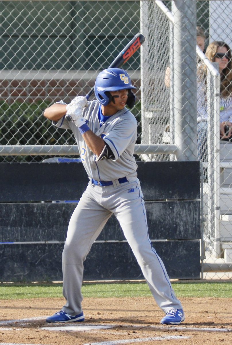 _COBaseball's tweet photo. Today’s Sr is 3yr varsity Jacob Alvarez. Jacob was our starting SS and became a team leader by leading by example. He led the team with a .409 avg. Good luck at the next level. #COFamily #2020 @CharterOakHigh @COHSASB https://t.co/r3xfaZm2ZS