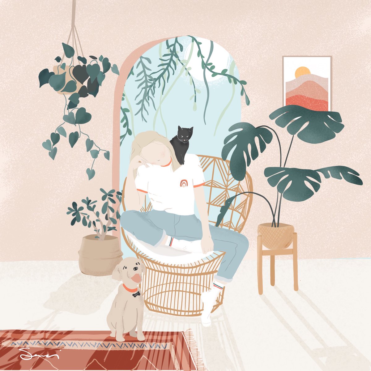SemaiAm's tweet photo. Bohemian queen 🌵🌿
Instagram: sama_illustrates
#illustrationart https://t.co/eg86j1no0s